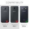 Samsung Galaxy J5 (2016) tok, Eco-bőr, fekete, 39806.01