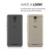 BQ Aquaris U Plus burkolat, szilikon, átlátszó, 39899.03