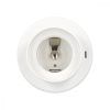 3 db E27 aljzat adapter készlet távirányítóval, Kwmobile, fehér, műanyag, 40809