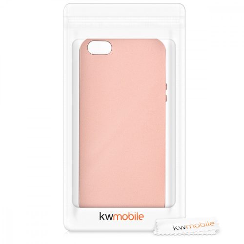 Apple iPhone 5 / iPhone 5s / iPhone SE tok, szilikon, rózsa arany, 40816.31