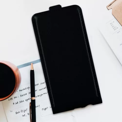 Huzat Samsung Galaxy A5 (2017), Eco bőr, fekete, 40878.01