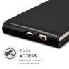 Huzat Samsung Galaxy A5 (2017), Eco bőr, fekete, 40878.01