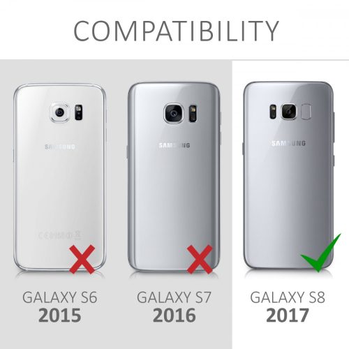 Samsung Galaxy S8 tok, szilikon, többszínű, 40977.01