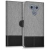 LG G6 tok, textil, szürke, 41017.22