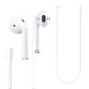 Szíj Apple AirPods 3/AirPods 2/AirPods Pro fejhallgatóhoz, Kwmobile, fehér, szilikon, 41313.02