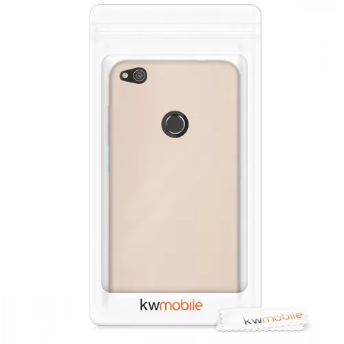 Huawei P9 Lite (2017) borítója, Eco-bőr, bézs, 41406.11