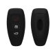 Ford autókulcs fedél - 3 gombos - Keyless Go, szilikon, fekete, 41621.01