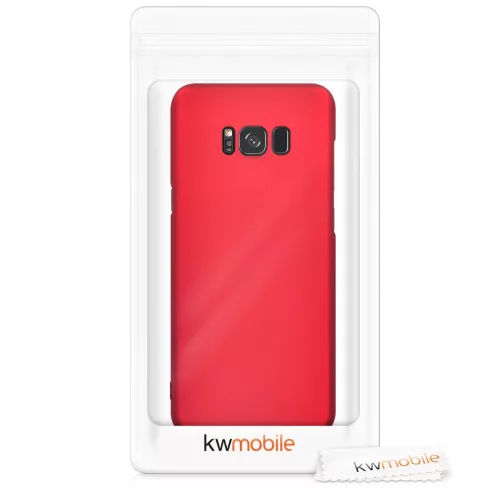 Samsung Galaxy S8 Plus tok, polikarbonát, piros, 41801.36