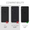 BQ Aquaris X / Aquaris X Pro tok, textil, szürke, 41833.01