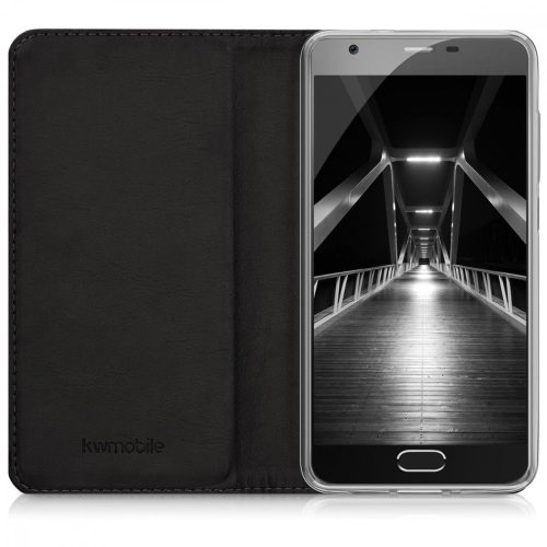 Huzat Blackview A9 Pro készülékhez, Eco bőr, fekete, 42339.01