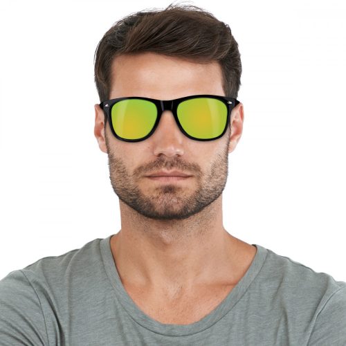 Navaris unisex napszemüveg, UV400, bambusz, zöld, 40731.01.07