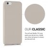 Tok Apple iPhone 6 / iPhone 6s telefonokhoz, szilikon, bézs, 35176.11