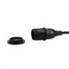 Adapter kábel 3,5 m E14 aljzattal és kapcsolóval, Kwmobile, fekete, PVC, 42684