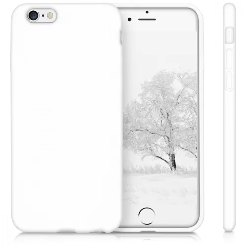 Apple iPhone 6 / iPhone 6s tok, szilikon, fehér, 35176.48