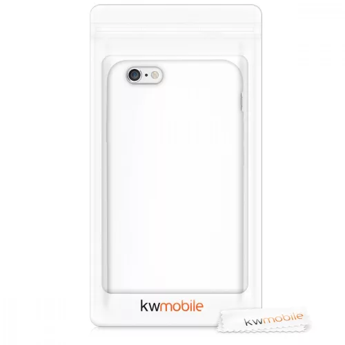 Apple iPhone 6 / iPhone 6s tok, szilikon, fehér, 35176.48