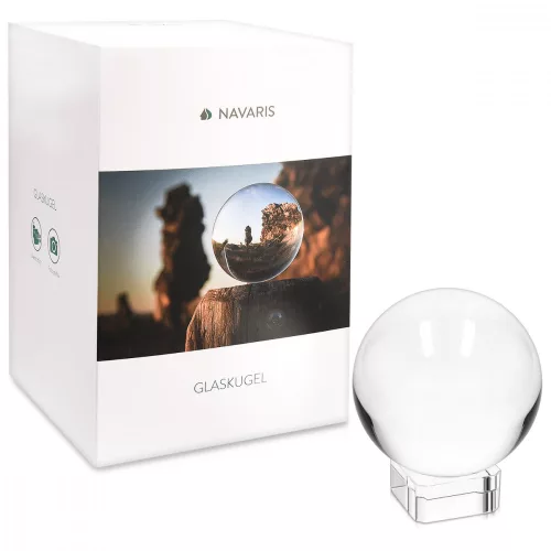 Navaris sportüveg gömb fotózáshoz/dekorációhoz, 70 mm, 42863