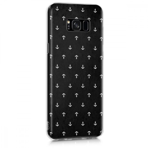 Samsung Galaxy S8 Plus tok, szilikon, kék, 41873.06