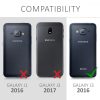 Samsung Galaxy J3 (2017) tok, szilikon, kék, 42417.64
