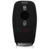Autókulcs fedél Mercedes Benzhez - Smart Key, szilikon, fekete, 42980.01