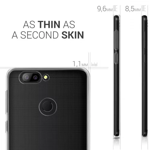 Elephone P8 Mini burkolat, szilikon, átlátszó, 43074.03