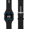 Szíj Garmin Forerunner 920XT, Kwmobile, fekete, szilikon, 43054.01