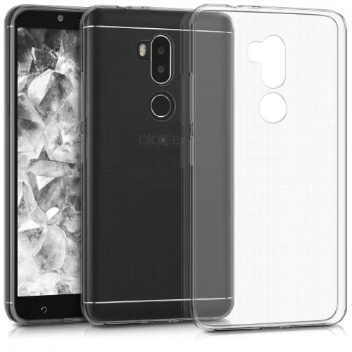 Alcatel A7 XL tok, szilikon, átlátszó, 43182.03