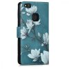 Huawei P10 Lite huzat, ökológiai bőr, kék, 41368.11
