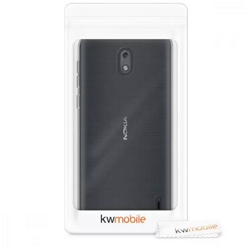 Nokia 2 borító, szilikon, átlátszó, 43300.03