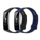 2 db pánt készlet Huawei Band 2 / Band 2 Pro, kwmobile, szilikon, kék/fekete, 43318.01