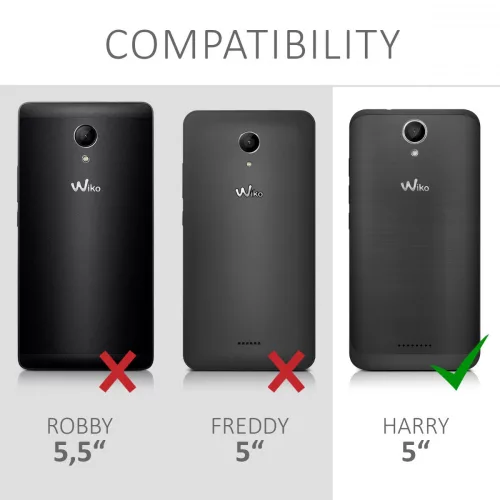 Wiko Harry tok, textil, szürke, 43509.22