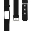 Szíj Polar A370 / A360, kwmobile, szilikon, fekete, 43571.01