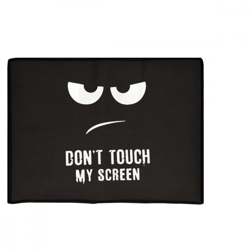 Borító 20-22 hüvelykes monitorhoz, Kwmobile, fekete/fehér, textil, 43617.01