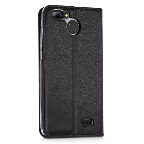 Huzat Blackview A7 Pro készülékhez, Eco bőr, fekete, 43717.01