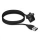 Honor Band 5 / Band 4 / Band 3 / Band 2 dokkolóállvány, kwmobile, szilikon, fekete, 43725.01