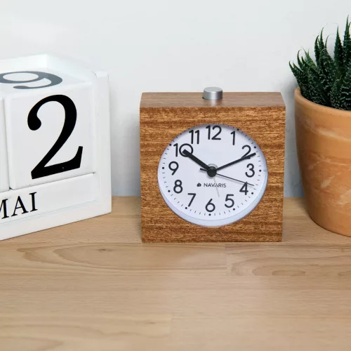 Snooze Retro analóg fa ébresztőóra, 43906