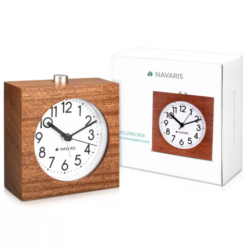Snooze Retro analóg fa ébresztőóra, 43906