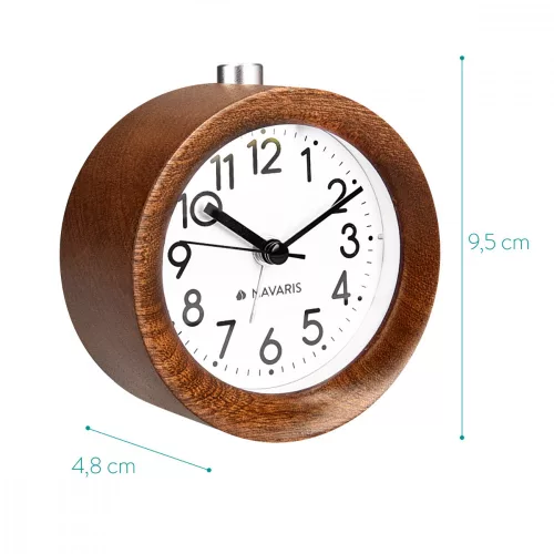 Snooze Retro analóg fa ébresztőóra, 43907
