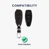 Ford autókulcs tok - 3 gombos - Keyless Go, ökológiai bőr, fekete, 43956.01