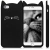 Apple iPhone 6 Plus / iPhone 6s Plus tok, szilikon, fekete, 44038.01