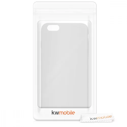 Apple iPhone 6 Plus / iPhone 6s Plus tok, szilikon, fehér, 37726.48