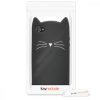 Apple iPhone 4 / iPhone 4s tok, szilikon, fekete, 16131.02