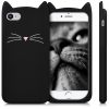 Apple iPhone 8 / iPhone 7 / iPhone SE 2 tok, szilikon, fekete, 44037.01