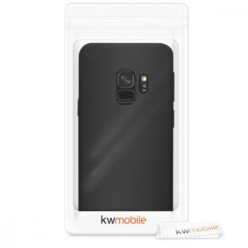 Samsung Galaxy S9 tok, szilikon, fekete, 44089.47