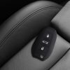 Peugeot / Citroen autókulcs tok - 3 gombos - Keyless Go, szilikon, fekete, 44154.01