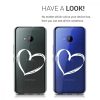 HTC U11 Life burkolat, szilikon, fehér, 43644.02