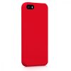 Apple iPhone 5 / iPhone 5s / iPhone SE tok, szilikon, piros, 42766.09