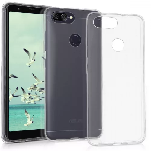 Asus Zenfone Max Plus tok, szilikon, átlátszó, 44423.03