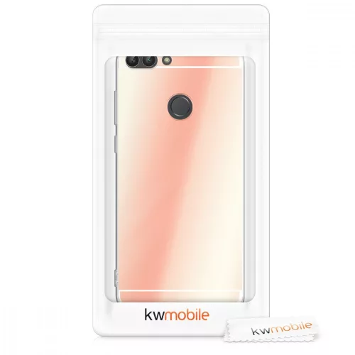 Huawei P Smart / Enjoy 7s tok, szilikon, rózsaszín, 44435.81