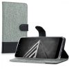 Asus Zenfone 5 Lite tok, textil, szürke, 44629.01