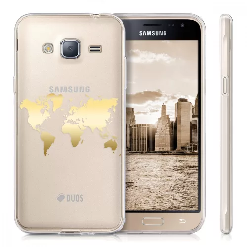 Samsung Galaxy J3 (2016), szilikon, többszínű tok, 39408.05